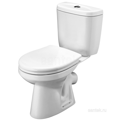 SANTEK Унитаз-компакт Анимо полипропиленовое сиденье выпуск вертикальный