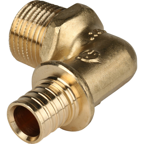 STOUT Угольник-переходник с наружной резьбой 20х3/4 