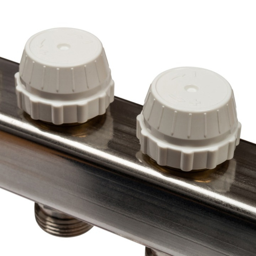 STOUT Коллектор с расходомерами 5 выходов, нержавеющая сталь