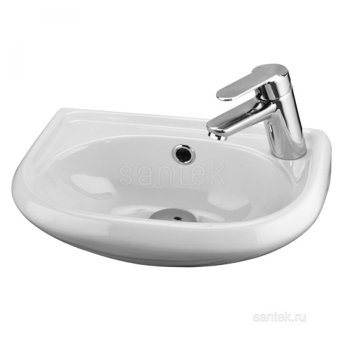 SANTEK Раковина Бриз отверстие под смеситель справа, 40 см