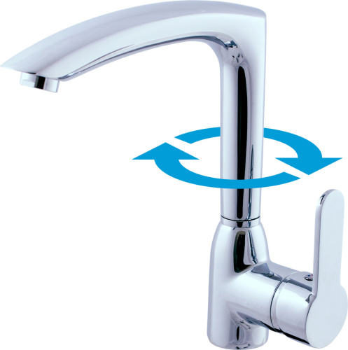 RAV SLEZAK Смеситель для кухни ZAMBEZI с плоским изливом, 224 мм