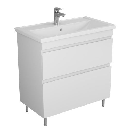 UNCORIA Тумба "Арно" под умывальник "Фостер" 80 см, белая
