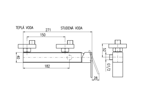 RAV SLEZAK Смеситель для душа LOIRA