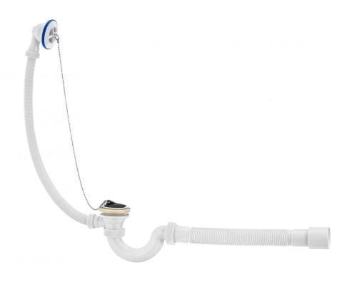 VIRPLAST Слив-перелив "МИНИ Элит" с пластиковыми чашками с гибкой трубой