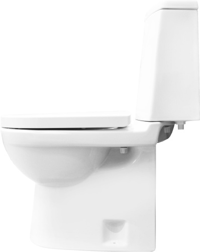 SANITA LUXE Унитаз-компакт "Некст" быстросъем. сиденье Slim дюропл. с МИКРОЛИФТ., нижняя подвод., белый