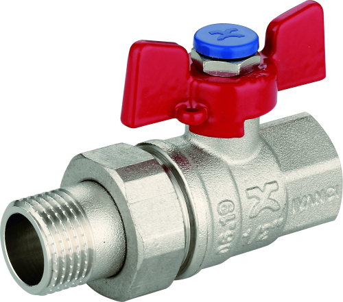 IVANCI Кран шаровый с полусгоном  1/2" (бабочка) TEBO