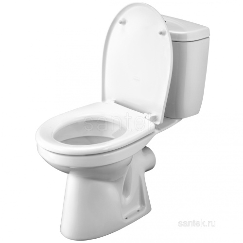 SANTEK Унитаз-компакт Анимо дюропластовое сиденье горизонтальный выпуск