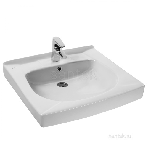 SANTEK Раковина Пилот, 60 см (кронштейн, крепеж, сифон)