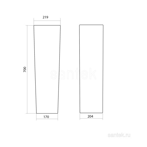 SANTEK Пьедестал Аллегро