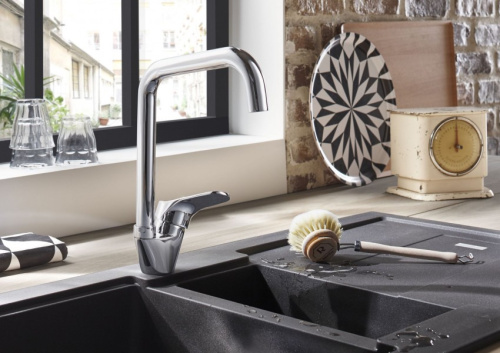 JACOB DELAFON  Смеситель для кухни BRIVE, поворотный излив