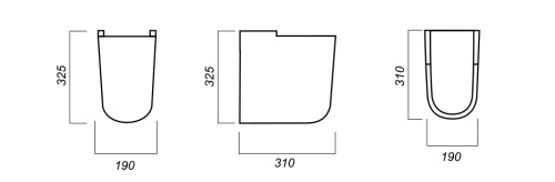 SANITA LUXE Полупьедестал Best Color Red, красный