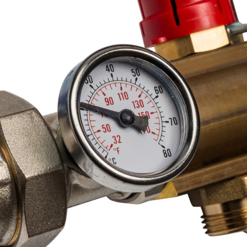 STOUT Коллектор в сборе с расходомерами 7 выходов, латунь