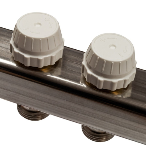 STOUT Коллектор с расходомерами 7 выходов, нержавеющая сталь