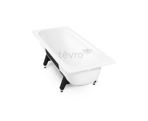 ВИЗ Ванна стальная TEVRO 160х70х40 с шумоизоляцией и опорной подставкой