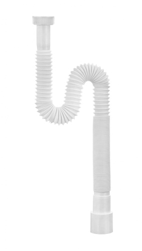 VIRPLAST Сифон гофрированный "МИНИ Элит" без выпуска, удлинённый (1200 мм)