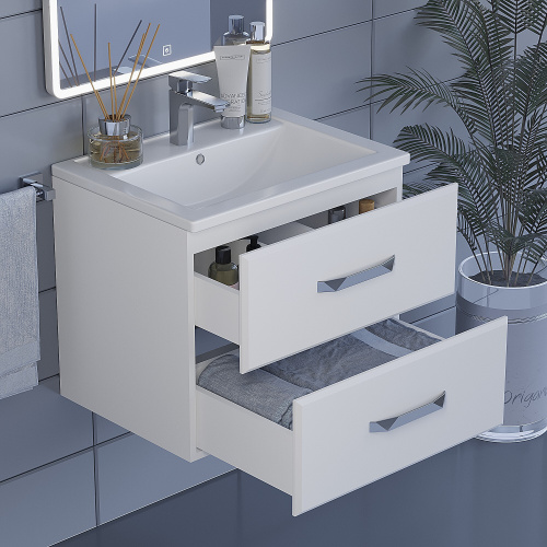 Uperwood Тумба под раковину Foster подвесная, 60 см (белая)