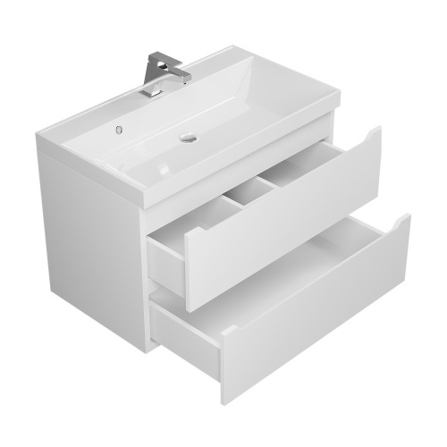 Uperwood Тумба под раковину Uperwood Tanos 80 см, подвесная, белая