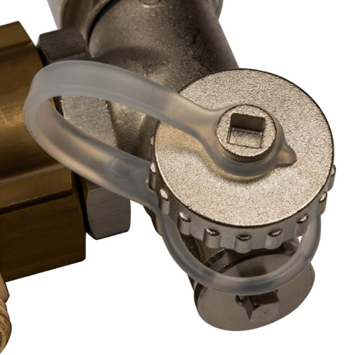 STOUT Коллектор в сборе с расходомерами 4 выхода, латунь