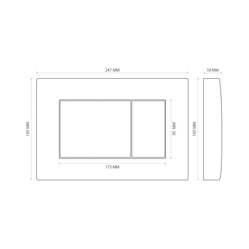 BERGES Инсталляция для подвесного унитаза Аtom 410 (кнопка белая, ABS пластик)