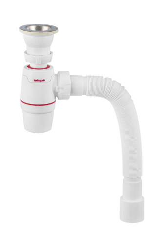 WIRQUIN Сифон инновационный NEO с выпуском и гофротрубой