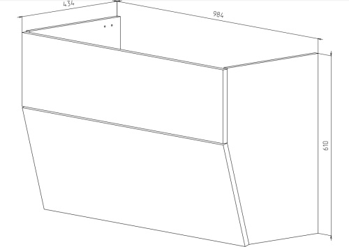 VENECIANA Тумба под умывальник FABIA, 100 см